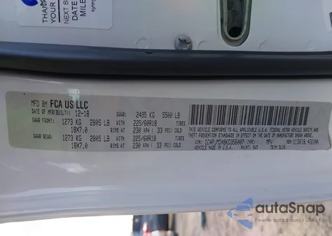 2019 Jeep Cherokee Limited 4X4 from USA, damaged, VIN 1C4PJMDX8KD356007